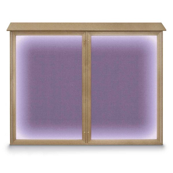 Double Door Enclosed Indoor Letterboard